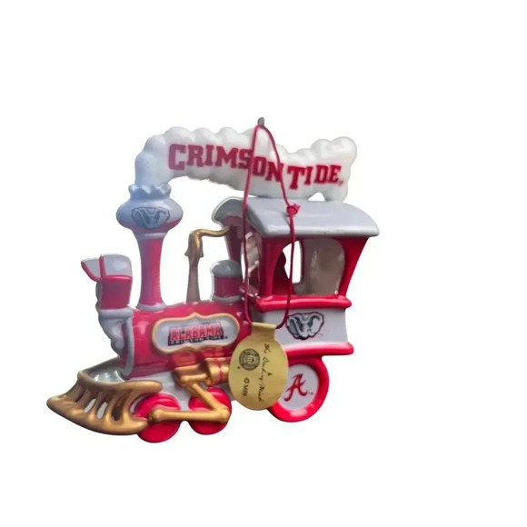 Danbury Mint Alabama Crimson Tide 2004 Holiday Express Train Ornament RARE - Picture 3 of 8